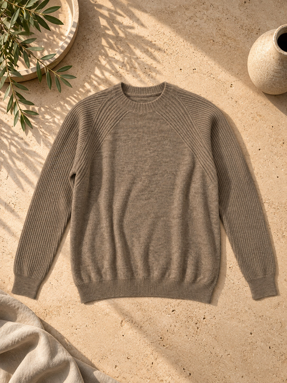 Cashmere Crewneck Pullover Herren