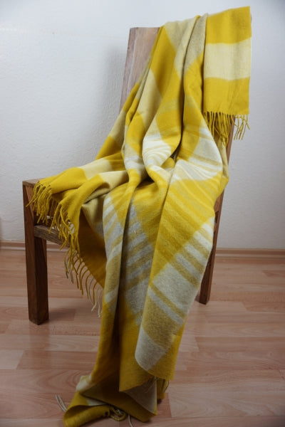 100% Schafwolle Decke