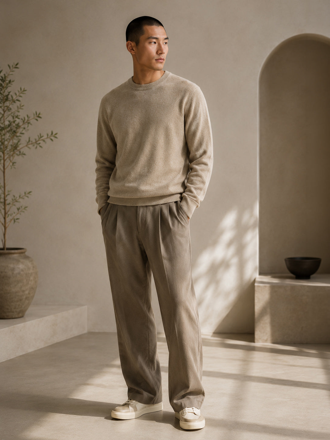 Cashmere Crewneck Pullover Unisex