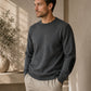 Cashmere Crewneck Pullover Herren Elbow Patches