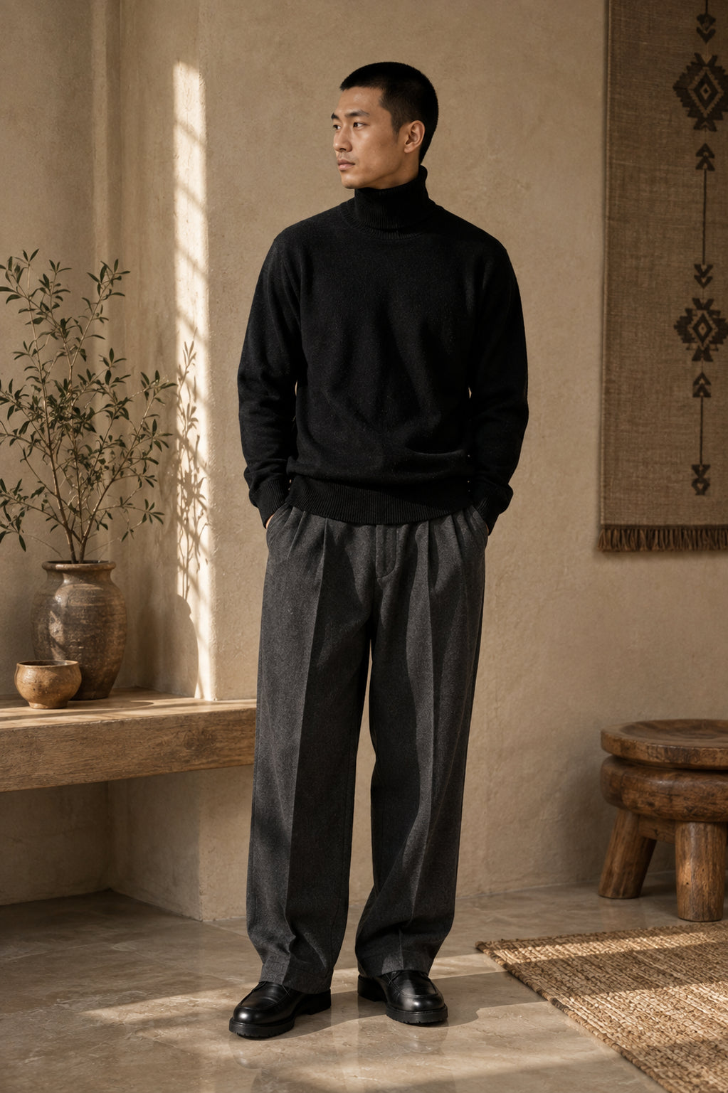 Cashmere Turtleneck Herren