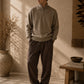 Cashmere Quarter Zip Herren Polo