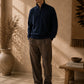 Cashmere Quarter Zip Herren Polo