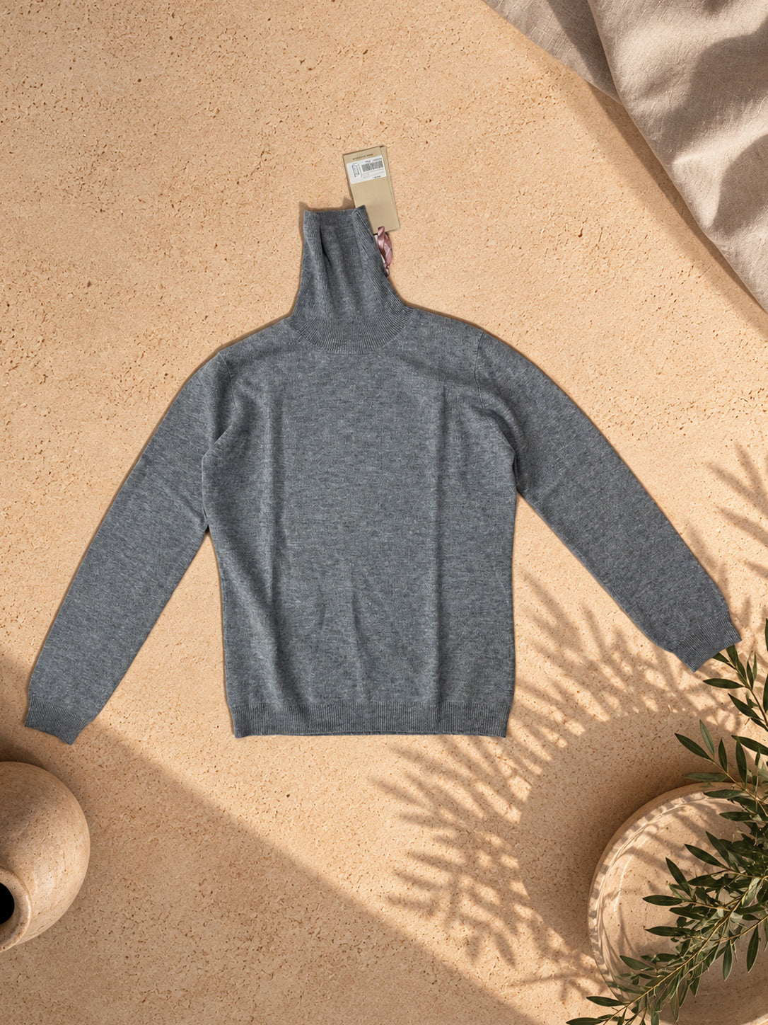 Cashmere T-Neck Damen