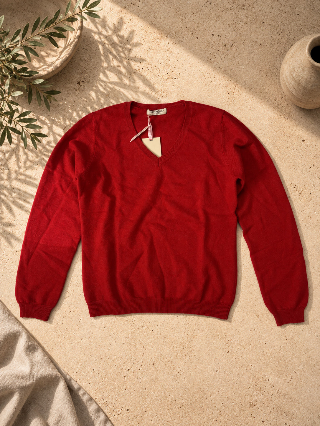 Cashmere V-Neck Frauen Pullover