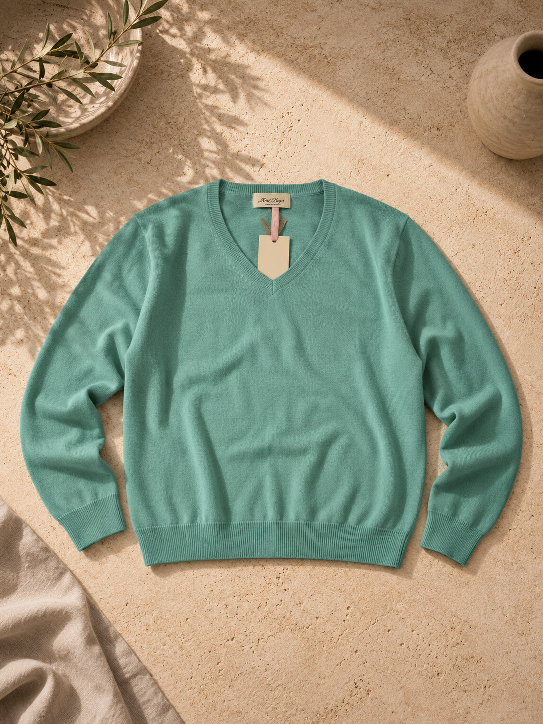 Cashmere V-Neck Frauen Pullover