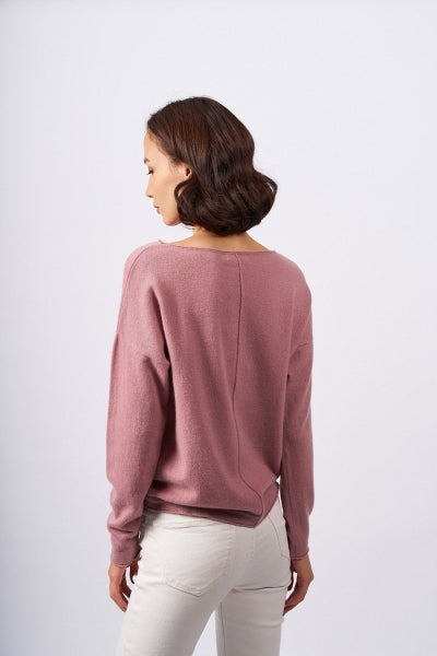 Cashmere Damenpullover mit langen Ärmeln