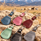 Genuine leather key fob