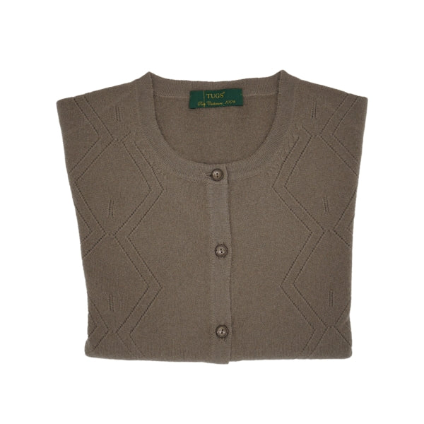 100% Kaschmir Damen Strickjacke