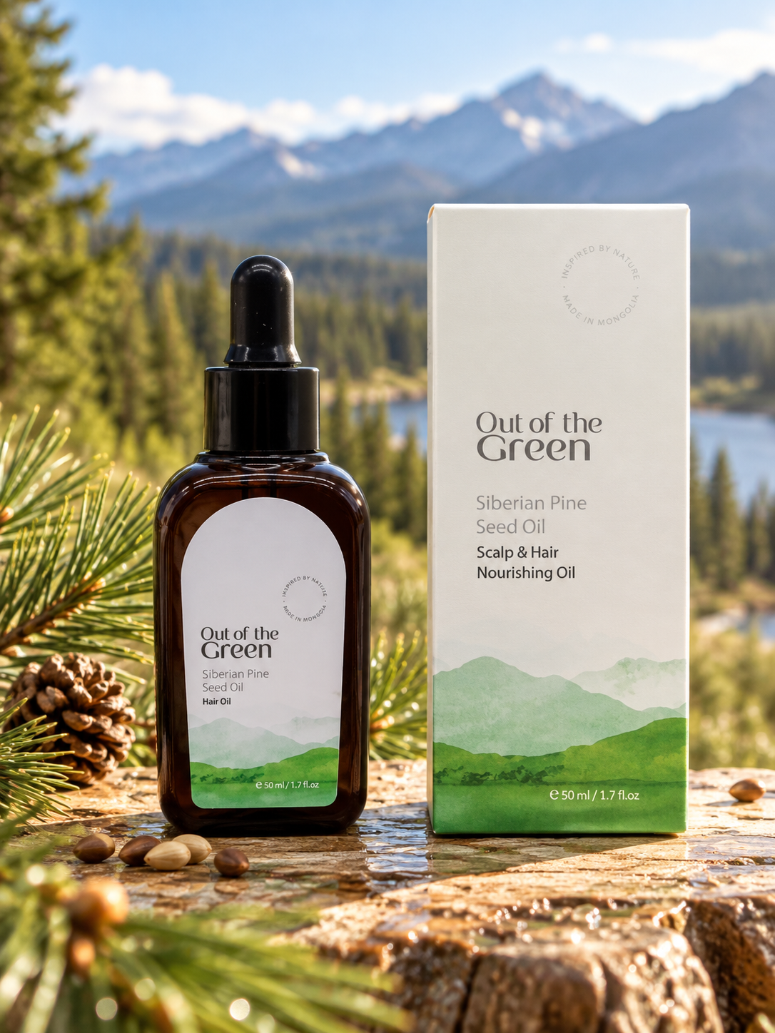 Siberian Pine Seed Oil Scalp & Hair Nourishing Oil